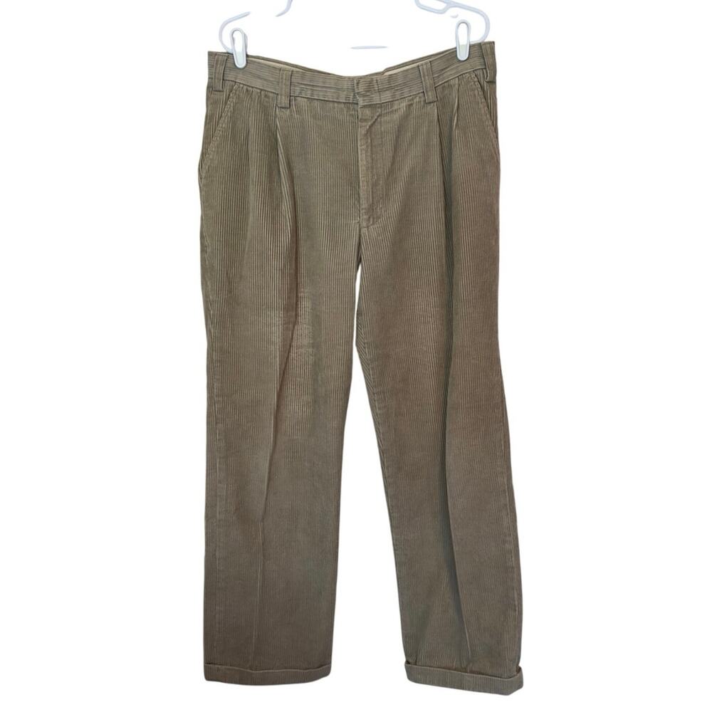Orvis Vintage Men’s Tan‎ Corduroy Pants Trousers Size 36 90s Y2K Fall Winter